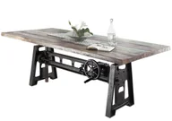 Stoły - Stół Industrial #23 Lakierowane Lite Drewno Z Odzysku 200X100 Cm B 7207 - miniaturka - grafika 1