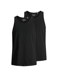 Jack&Jones Komplet 2 tank topów Basic 12133910 Czarny Regular Fit - Piżamy męskie - miniaturka - grafika 1