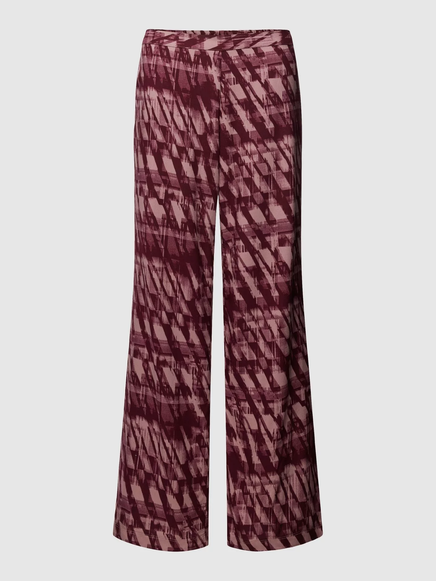 Spodnie od piżamy z wiskozy ze wzorem na całej powierzchni model ‘WOVEN’