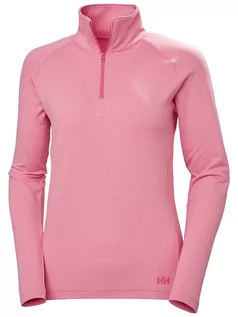 Koszulki sportowe damskie - Helly Hansen Koszulka funkcyjna "Verglas" w kolorze różowym - grafika 1