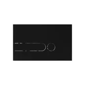 Przyciski spłukujące - Przycisk spłukujący do stelaża Iplate Czarny Oli - miniaturka - grafika 1