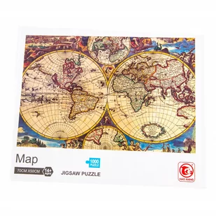 PUZZLE 1000el. HISTORYCZNA Mapa Świata - Puzzle - miniaturka - grafika 1