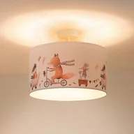 Lampy sufitowe - Lampa sufitowa Ferdi Kids Duolla, możliwość ściemniania, biały / opal, pokój dziecięcy, tkanina / materiał / jedwab - miniaturka - grafika 1
