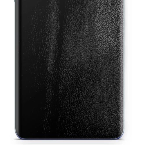 folia naklejka skórka strukturalna na TYŁ do Samsung Galaxy A15 5G - Skóra Czarna - apgo SKINS