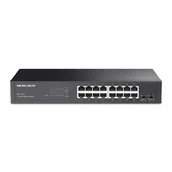Switche - TP-Link MS116GS łącza sieciowe Gigabit Ethernet (10/100/1000) Czarny MS116GS - miniaturka - grafika 1
