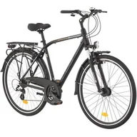 Rowery - Rower trekkingowy INDIANA X-Road 3.0 M19 28 cali męski Czarny - miniaturka - grafika 1
