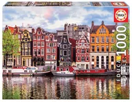 Puzzle - Educa Puzzle 1000 elementów Dancing Hauses Amsterdam - miniaturka - grafika 1