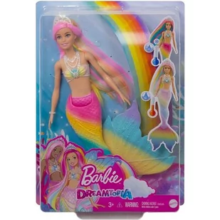 Mattel Lalka Barbie Syrenka Tęczowa Przemiana 1062 - Lalki dla dziewczynek - miniaturka - grafika 1