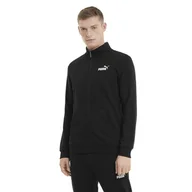 Bluzy męskie - Puma Bluza Męska Ess Track Jacket Black 586696 01 M - miniaturka - grafika 1