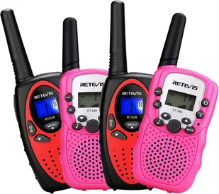 Retevis RT388 walkie talkie dla dzieci, walkie talkie, latarka zdalnie sterowana dla dzieci, zabawki w wieku 4-12 lat, prezenty dla chłopców i dziewczynek, zestaw 4 sztuk - Latarki - miniaturka - grafika 1