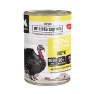 Mokra karma dla kotów - Wiejska Zagroda Monobiałkowa Indyk (kociak)Karma mokra dla kota - 400g - miniaturka - grafika 1