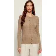 Swetry damskie - Gant Kardigan Slim Fit stretch - miniaturka - grafika 1