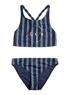 Stroje kąpielowe dla dziewczynek - Quiksilver Swim for Days Stripes CT Zestaw Bikini Dziewczęce (Zestaw 1 szt.) - miniaturka - grafika 1