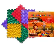Maty piankowe - ORTHO PUZZLE Mata do masażu (ortopedyczna) modułowa "Sawanna" - miniaturka - grafika 1