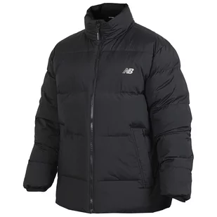 Kurtka zimowa męska New Balance MJ34324BK  czarna - Kurtki męskie - miniaturka - grafika 1