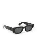 Okulary przeciwsłoneczne - Off-White okulary przeciwsłoneczne damskie kolor czarny OERI115_541007 - miniaturka - grafika 1