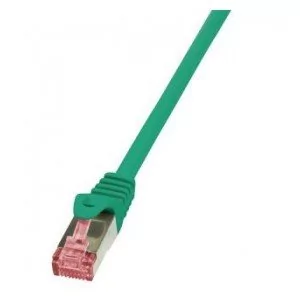 LogiLink Kabel sieciowy CQ2065S CAT 6 S/FTP AWG 27/7 RJ45 3 m Zielony - Patchcordy - miniaturka - grafika 2