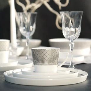 Serwis kawowy porcelanowy na 12 osób SHIRO - Serwisy do kawy i herbaty - miniaturka - grafika 1
