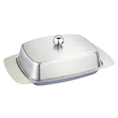 Inne naczynia kuchenne - Maselniczka ze stali nierdzewnej w kolorze srebra z połyskiem – Maximex - miniaturka - grafika 1