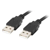 Kable USB - Lanberg Kabel USB-A M/M 2.0 1.8M czarny LANBERG CA-USBA-20CU-0018-BK - miniaturka - grafika 1