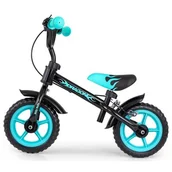 Rowerki biegowe - Rowerek biegowy Dragon z hamulcem czarny black Milly Mally - miniaturka - grafika 1