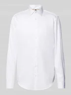 Koszule męskie - Koszula biznesowa o kroju regular fit z kołnierzykiem typu kent - miniaturka - grafika 1