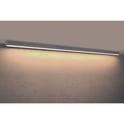 Lampy sufitowe - Plafon na listwie Pinne TH.242 Thoro LED 50W 3000K do kuchni szary - miniaturka - grafika 1