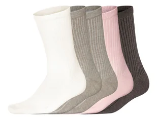 esmara® Skarpetki damskie z biobawełną, 5 par (beżowy/ciemnobrązowy/biały/różowy, 39-42) - Skarpetki damskie esmara® Skarpetki damskie z biobawełną, 5 par (beżowy/ciemnobrązowy/biały/różowy, 39-42) - Skarpetki damskie - miniaturka - grafika 1