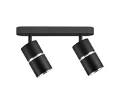 Lampy sufitowe - Oświetlenie punktowe BAMBOO 2xGU10/10W/230V czarne - miniaturka - grafika 1