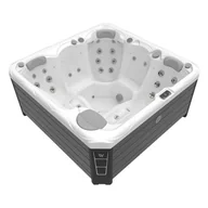 Baseny ogrodowe - Wellis Budapest CityLife Deluxe jakuzzi Ice white - miniaturka - grafika 1