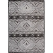 Dywany - Dywan Chiara 120 cm koło aztecki szary - miniaturka - grafika 1