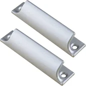 Zawiasy, okucia i inne akcesoria - Uchwyty do drzwi balkonowych przesuwnych, drzwi przesuwnych, szuflad, 2 sztuki, kolor srebrny - miniaturka - grafika 1