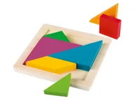 Zabawki kreatywne - Playtive Gra edukacyjna z drewna w stylu Montessori (Tangram) - miniaturka - grafika 1