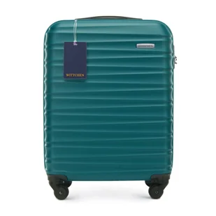 Mała walizka z ABS - u i identyfikator z logo WITTCHEN zielona - Walizki Mała walizka z ABS - u i identyfikator z logo WITTCHEN zielona - Walizki - miniaturka - grafika 1