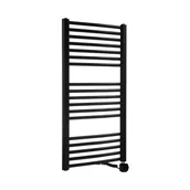 Grzejniki łazienkowe - Luxrad Grzejnik elektryczny 300 W Eltop czarny mat - miniaturka - grafika 1