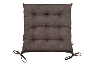 Poduszka na krzesło KONSIMO Napes, brązowa, 36x36x4 cm - Poduszki na krzesła - miniaturka - grafika 1