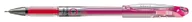 Pióra kulkowe - Długopis żelowy Rollerball jasnoróżowy SLICCI 0,2 mm - miniaturka - grafika 1