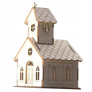 Tekturka beermata mini kościół 3D 8,3cm - Scrapbooking - miniaturka - grafika 1