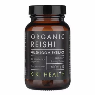 Kiki Health EKO Grzyb Reishi ekstrakt (60 kaps.) - Suplementy naturalne - miniaturka - grafika 1