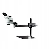 Mikroskopy i lupy - MIKROSKOP STEREOSKOPOWY TRINOKULAROWY WYSIĘGNIK NA WYSIĘGNIKU 7-45X HQ - miniaturka - grafika 1