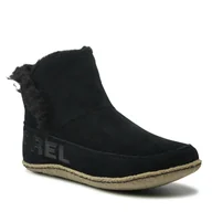 Botki damskie - Botki Sorel Nakiska NL3389-011 Czarny - miniaturka - grafika 1