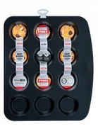 Formy do ciast - Forma do muffinek babeczek 12 PYREX prostokątna GLIDE Ø 7 cm (36x31 cm zew) - miniaturka - grafika 1