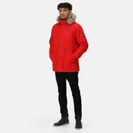 Kurtki męskie - Regatta Męska Kurtka Parka Zimowa Salinger Iii Czerwony, Rozmiar: Xxl - miniaturka - grafika 1