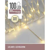 Oświetlenie świąteczne - Łańcuch świetlny 100 LED 495 cm ciepłe białe - miniaturka - grafika 1