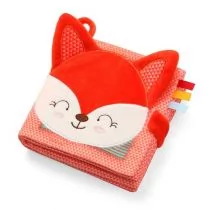 BABYONO Babyono książeczka sensoryczna Fox Vincent 1165 - Gryzaki dla dzieci - miniaturka - grafika 1