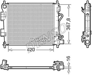 Chłodnica, układ chłodzenia silnika Denso DRM41018 - Układ chłodzenia - akcesoria - miniaturka - grafika 1