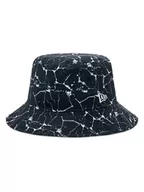 Czapki i chusty sportowe męskie - New Era Kapelusz Marble Print Bucket Hat 60285236 Czarny - miniaturka - grafika 1