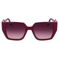 Okulary przeciwsłoneczne - KARL LAGERFELD KL6098S Okulary, Plum, 52/19/140 dla kobiet, Śliwka, 52/19/140 - miniaturka - grafika 1
