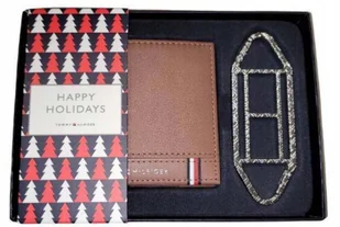 PORTFEL TOMMY HILFIGER + BRELOK MESKI SKÓRA PREZENT GIFTBOX - Portfele - miniaturka - grafika 1