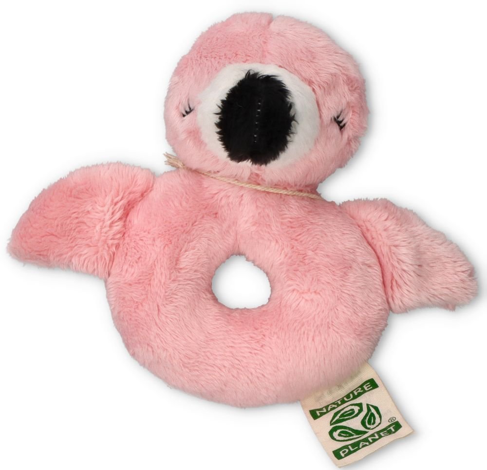 Nature Planet Pluszowa grzechotka Flaming